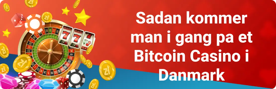 Sadan kommer man i gang pa et Bitcoin Casino i Danmark